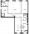 Планировка трехкомнатной квартиры площадью 144.07 кв. м в новостройке ЖК "Neva Hаus"