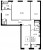 Планировка трехкомнатной квартиры площадью 143.41 кв. м в новостройке ЖК "Neva Hаus"