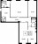 Планировка трехкомнатной квартиры площадью 146.73 кв. м в новостройке ЖК "Neva Hаus"