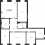 Планировка четырехкомнатной квартиры площадью 178.45 кв. м в новостройке ЖК "Neva Hаus"