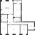 Планировка четырехкомнатной квартиры площадью 175.02 кв. м в новостройке ЖК "Neva Hаus"