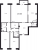 Планировка четырехкомнатной квартиры площадью 157.05 кв. м в новостройке ЖК "Neva Hаus"