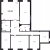 Планировка четырехкомнатной квартиры площадью 178.03 кв. м в новостройке ЖК "Neva Hаus"