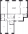 Планировка четырехкомнатной квартиры площадью 155.69 кв. м в новостройке ЖК "Neva Hаus"
