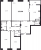 Планировка четырехкомнатной квартиры площадью 152.09 кв. м в новостройке ЖК "Neva Hаus"
