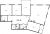 Планировка четырехкомнатной квартиры площадью 176.3 кв. м в новостройке ЖК "Neva Hаus"