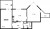 Планировка двухкомнатной квартиры площадью 68.85 кв. м в новостройке ЖК "ЦДС Московский"