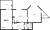 Планировка двухкомнатной квартиры площадью 68.21 кв. м в новостройке ЖК "ЦДС Московский"