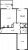 Планировка двухкомнатной квартиры площадью 70.47 кв. м в новостройке ЖК "ЦДС Московский"