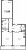 Планировка двухкомнатной квартиры площадью 71.88 кв. м в новостройке ЖК "Ariosto!"