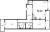 Планировка двухкомнатной квартиры площадью 72.41 кв. м в новостройке ЖК "Ariosto!"