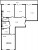 Планировка трехкомнатной квартиры площадью 102.63 кв. м в новостройке ЖК "Ariosto!"