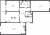 Планировка трехкомнатной квартиры площадью 87.1 кв. м в новостройке ЖК "Притяжение"