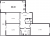 Планировка трехкомнатной квартиры площадью 88.6 кв. м в новостройке ЖК "Притяжение"