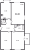 Планировка трехкомнатной квартиры площадью 91 кв. м в новостройке ЖК "Притяжение"
