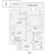 Планировка однокомнатной квартиры площадью 31.02 кв. м в новостройке ЖК "Lampo"