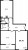 Планировка двухкомнатной квартиры площадью 64.7 кв. м в новостройке ЖК "Охта Хаус"
