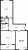 Планировка двухкомнатной квартиры площадью 65.2 кв. м в новостройке ЖК "Охта Хаус"