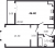 Планировка однокомнатной квартиры площадью 46.4 кв. м в новостройке ЖК "Цивилизация на Неве"