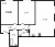 Планировка двухкомнатной квартиры площадью 73.3 кв. м в новостройке ЖК "Цивилизация на Неве"