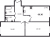 Планировка двухкомнатной квартиры площадью 66.3 кв. м в новостройке ЖК "Цивилизация на Неве"