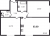 Планировка двухкомнатной квартиры площадью 63.6 кв. м в новостройке ЖК "Цивилизация на Неве"