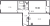 Планировка двухкомнатной квартиры площадью 70.9 кв. м в новостройке ЖК "Цивилизация на Неве"