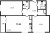 Планировка двухкомнатной квартиры площадью 77.8 кв. м в новостройке ЖК "Цивилизация на Неве"