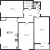 Планировка трехкомнатной квартиры площадью 83.7 кв. м в новостройке ЖК "Цивилизация на Неве"