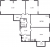 Планировка трехкомнатной квартиры площадью 107.2 кв. м в новостройке ЖК "Цивилизация на Неве"