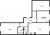 Планировка трехкомнатной квартиры площадью 88.4 кв. м в новостройке ЖК "Цивилизация на Неве"