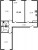Планировка трехкомнатной квартиры площадью 91 кв. м в новостройке ЖК "Цивилизация на Неве"