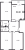 Планировка трехкомнатной квартиры площадью 92.8 кв. м в новостройке ЖК "Цивилизация на Неве"