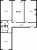 Планировка трехкомнатной квартиры площадью 92.8 кв. м в новостройке ЖК "Цивилизация на Неве"