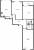 Планировка трехкомнатной квартиры площадью 90.6 кв. м в новостройке ЖК "Цивилизация на Неве"