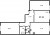 Планировка трехкомнатной квартиры площадью 87.1 кв. м в новостройке ЖК "Цивилизация на Неве"