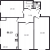 Планировка трехкомнатной квартиры площадью 86.1 кв. м в новостройке ЖК "Цивилизация на Неве"