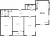 Планировка трехкомнатной квартиры площадью 99.5 кв. м в новостройке ЖК "Цивилизация на Неве"