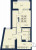 Планировка однокомнатной квартиры площадью 36.47 кв. м в новостройке ЖК "Континенты"