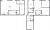 Планировка трехкомнатной квартиры площадью 193.34 кв. м в новостройке ЖК "Маленькая Франция"