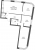 Планировка трехкомнатной квартиры площадью 83.75 кв. м в новостройке ЖК "Авиатор"