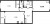 Планировка двухкомнатной квартиры площадью 77.44 кв. м в новостройке ЖК "Черная речка"
