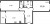 Планировка двухкомнатной квартиры площадью 77.75 кв. м в новостройке ЖК "Черная речка"