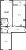 Планировка двухкомнатной квартиры площадью 84.61 кв. м в новостройке ЖК "Черная речка"