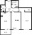 Планировка двухкомнатной квартиры площадью 70.18 кв. м в новостройке ЖК "Черная речка"