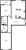 Планировка двухкомнатной квартиры площадью 74.21 кв. м в новостройке ЖК "Черная речка"