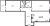 Планировка двухкомнатной квартиры площадью 63.7 кв. м в новостройке ЖК "Черная речка"