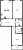 Планировка двухкомнатной квартиры площадью 68.58 кв. м в новостройке ЖК "Черная речка"