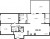 Планировка двухкомнатной квартиры площадью 109.89 кв. м в новостройке ЖК "Черная речка"