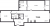 Планировка двухкомнатной квартиры площадью 72.64 кв. м в новостройке ЖК "Черная речка"